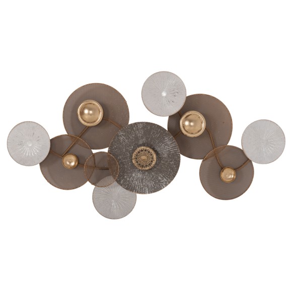 ΜΕΤΑΛΛΙΚΟ ΔΙΑΚΟΣΜΗΤΙΚΟ ΤΟΙΧΟΥ FB97165 ΧΡΥΣΟ ΛΕΥΚΟ 91x6x50Y εκ.