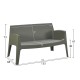 ΣΕΤ LOUNGE 4ΤΜΧ FB921275.05 DARK OLIVE GREEN ΠΟΛΥΠΡΟΠΥΛΕΝΙΟ