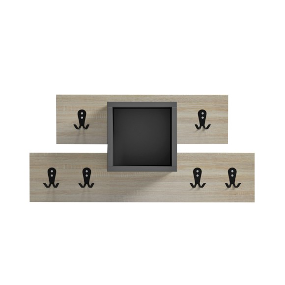 ΚΡΕΜΑΣΤΡΑ ΕΙΣΟΔΟΥ & ΡΑΦΙ FB918077.02 ΜΕΛΑΜΙΝΗ SONAMA-ΓΚΡΙ 69x12x32Υεκ