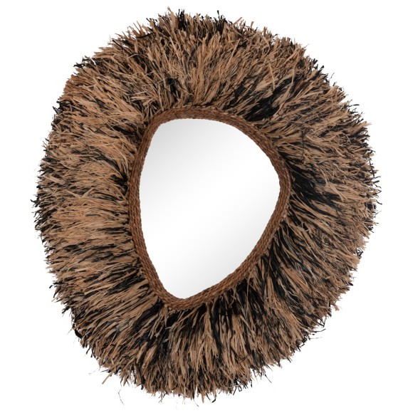 ΔΙΑΚΟΣΜΗΤΙΚΟΣ ΚΑΘΡΕΠΤΗΣ ΤΟΙΧΟΥ FB94712 ΙΝΕΣ ΜΠΑΝΑΝΑΣ ΦΥΣΙΚΟ-ΜΑΥΡΟ 90x100Υεκ