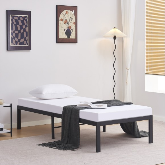 ΚΡΕΒΑΤΙ-ΥΠΟΣΤΡΩΜΑ FB9695.01 ΜΕΤΑΛΛΙΚΟ ΜΑΥΡΟ ΓΙΑ ΣΤΡΩΜΑ 190x90εκ