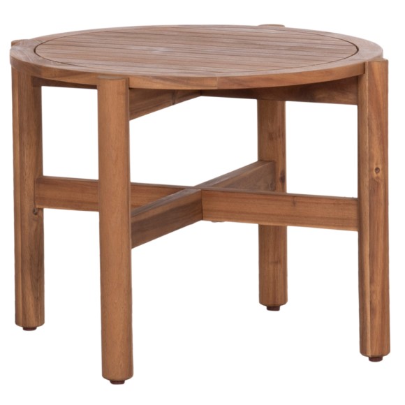 ΤΡΑΠΕΖΙ ΧΑΜΗΛΟ ΕΞ.ΧΩΡΟΥ ΣΤΡΟΓΓΥΛΟ FB96222 ΞΥΛΟ ΑΚΑΚΙΑΣ ΣΕ ΦΥΣΙΚΟ Φ66x48.5Υεκ.