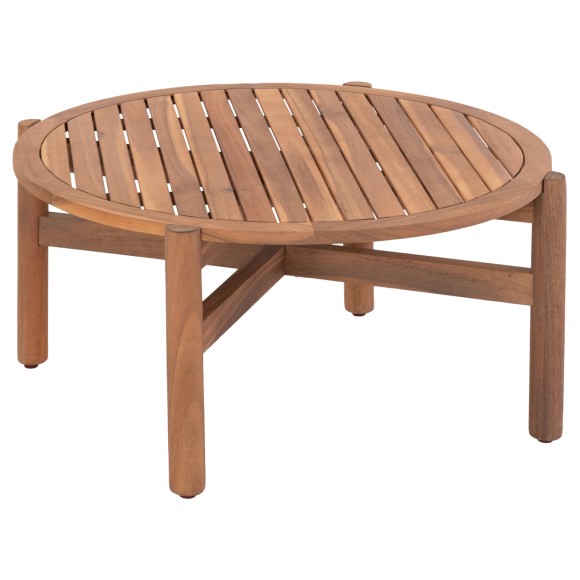 ΤΡΑΠΕΖΙ ΧΑΜΗΛΟ ΕΞ.ΧΩΡΟΥ ΣΤΡΟΓΓΥΛΟ FB96228 ΞΥΛΟ ΑΚΑΚΙΑΣ ΣΕ ΦΥΣΙΚΟ Φ86x41,5Υεκ.