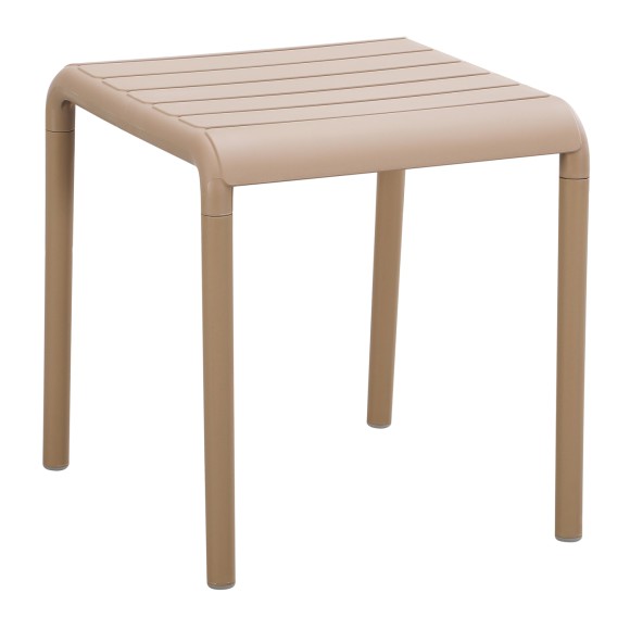 ΤΡΑΠΕΖΑΚΙ ΤΕΤΡΑΓΩΝΟ FB96335.04 ΠΟΛΥΠΡΟΠΥΛΕΝΙΟ ΣΕ ΚΑΠΟΥΤΣΙΝΟ 45x45x47Υεκ.