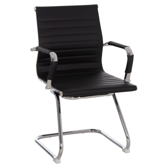 ΚΑΡΕΚΛΑ ΕΠΙΣΚΕΠΤH FB91023.31 ΜΕ ΜΠΡΑΤΣΑ Κ ΜΑΥΡΟ PU 54x55x88Υεκ. - 2τμχ