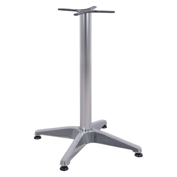 ΒΑΣΗ ΑΛΟΥΜΙΝΙΟΥ 4ΝΥΧΗ 58X58Χ68,5Υεκ. ΜΕ ΣΤΑΥΡΟ 28x28εκ. FB9447 ΧΡΩΜΙΟΥ