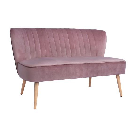 ΚΑΝΑΠΕΣ 2ΘΕΣΙΟΣ ΣΑΠΙΟ ΜΗΛΟ ΒΕΛΟΥΔΟ FB98401.02 128x70x77Υ εκ.