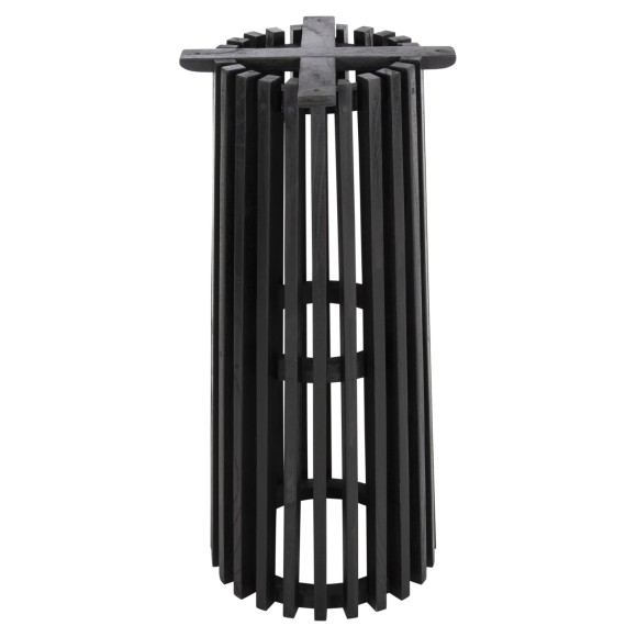 ΒΑΣΗ BAR STAND ΕΣΩΤ.ΧΩΡΟΥ ΜΕΣ.ΥΨΟΥΣ ΣΤΡΟΓΓΥΛΗ FB99857.12 MINDI ΞΥΛΟ ΣΕ ΜΑΥΡΟ Φ40x90Υεκ.