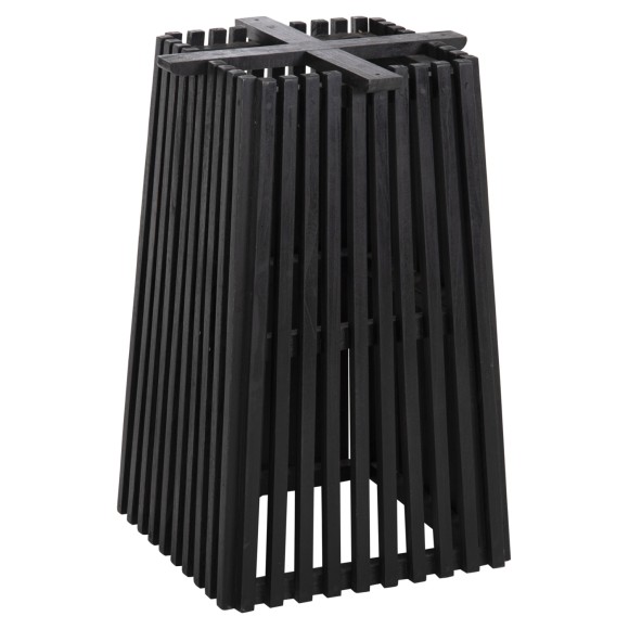 ΒΑΣΗ ΤΡΑΠΕΖΙΟΥ ΕΣΩΤ.ΧΩΡΟΥ ΤΕΤΡΑΓΩΝΗ FB99460.12 ΞΥΛΟ MINDI ΣΕ ΜΑΥΡΟ 45x45x73Y εκ.