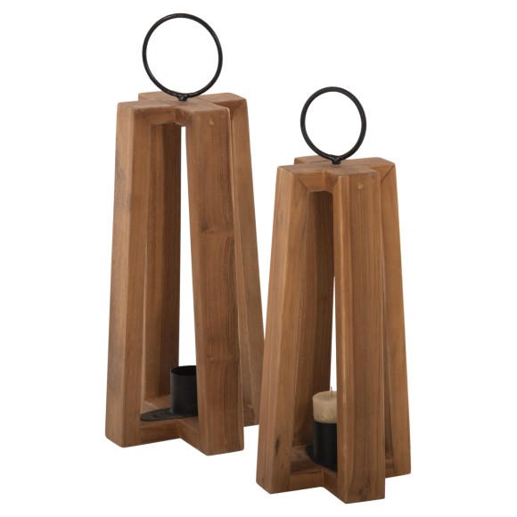 ΦΑΝΑΡΙΑ ΓΙΑ ΚΕΡΙΑ ΜΕ ΧΕΡΟΥΛΙΑ-ΚΡΙΚΟΥΣ FB94276 ΞΥΛΟ ΤΕΑΚ ΣΕ ΦΥΣΙΚΟ 24x24x50-61Υ εκ.