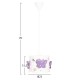 ΦΩΤΙΣΤΙΚΟ ΟΡΟΦΗΣ ΠΑΙΔΙΚΟ FB94705.02 ΜΕΤΑΛΛΙΚΟ ΜΩΒ-ΛΕΥΚΟ Φ23x70Υεκ.