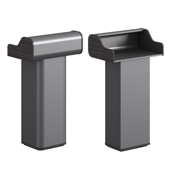 ΑΝΑΛΟΓΙΟ ΟΜΙΛΗΤΗ FB92151 ΜΕΛΑΜΙΝΗ ΣΕ ΓΚΡΙ 60x40x108Υεκ