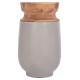ΔΙΑΚΟΣΜΗΤΙΚΟ ΒΑΖΟ ΔΑΠΕΔΟΥ FB94662.03S FIBER CEMENT ΓΚΡΙ--ΞΥΛΟ ΤΕΑΚ Φ34x60Υεκ.
