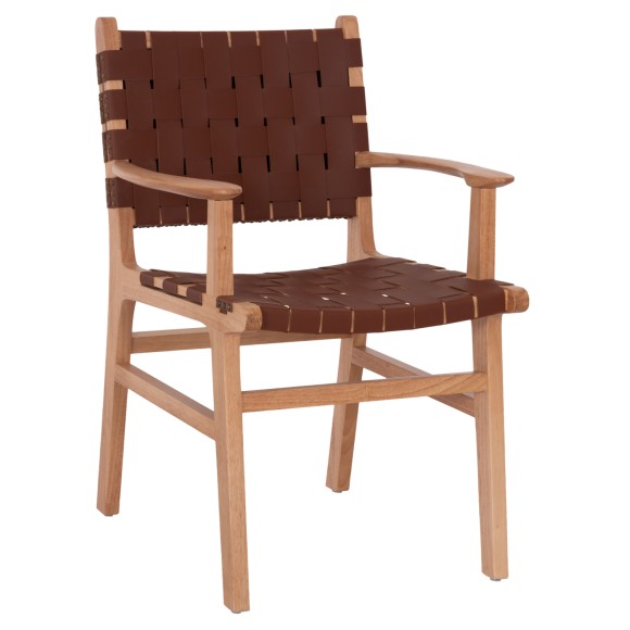 ΠΟΛΥΘΡΟΝΑ FB99328.11 ΤΟΟΝ ΞΥΛΟ ΜΕ PU ΚΑΦΕ 61x59x86Y εκ.