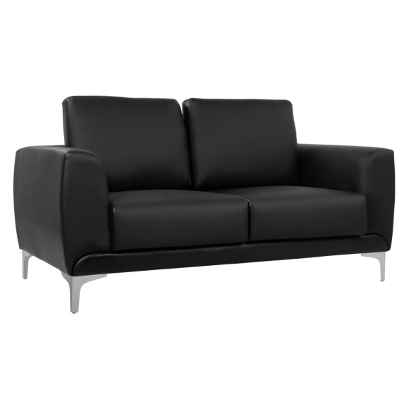 ΚΑΝΑΠΕΣ 2ΘΕΣΙΟΣ FB93121.21 ΜΕ ΜΑΥΡΟ PU 142x81x81 εκ.