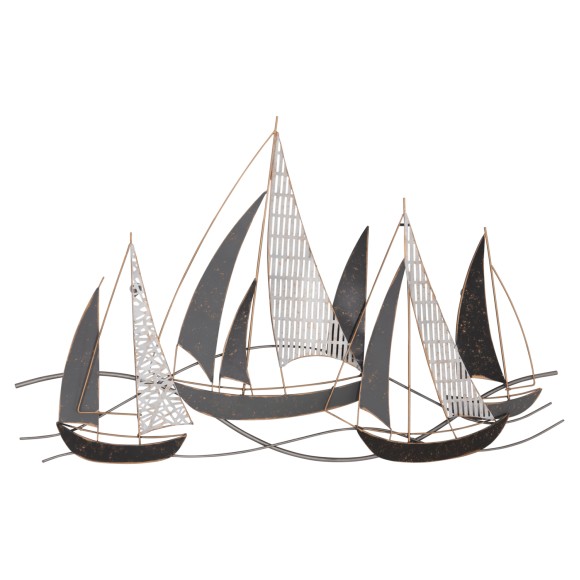 ΜΕΤΑΛΛΙΚΟ ΔΙΑΚΟΣΜΗΤΙΚΟ ΤΟΙΧΟΥ FB97160 ΑΝΘΡΑΚΙ ΛΕΥΚΟ ΧΡΥΣΟ 91x3x55Y εκ.