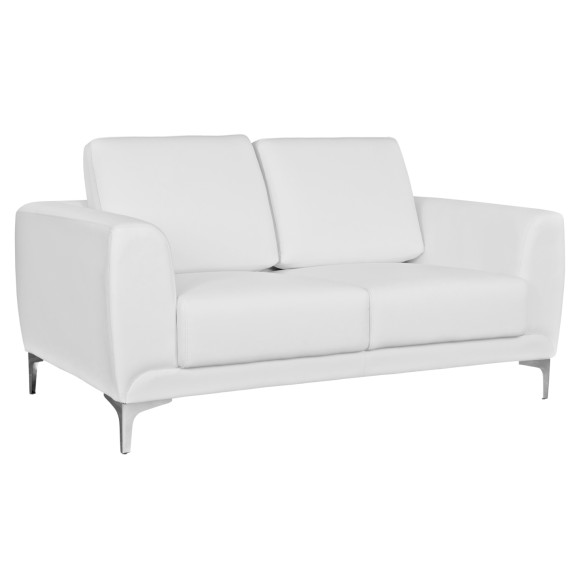 ΚΑΝΑΠΕΣ 2ΘΕΣΙΟΣ FB93121.22 ΜΕ ΛΕΥΚΟ PU 142x81x81 εκ.