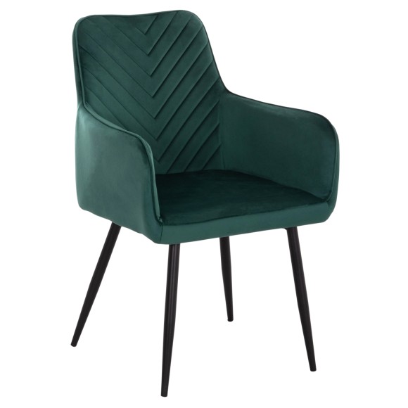 ΠΟΛΥΘΡΟΝΑ FB98582.03 ΚΥΠΑΡΙΣΣΙ ΒΕΛΟΥΔΟ & ΜΑΥΡΑ ΜΕΤΑΛΛΙΚΑ ΠΟΔΙΑ 54x57x84Yεκ. - 2τμχ