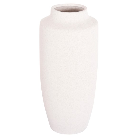 ΕΠΙΤΡΑΠΕΖΙΟ ΚΕΡΑΜΙΚΟ ΔΙΑΚΟΣΜΗΤΙΚΟ ΒΑΖΟ FB94587.01 ΕΚΡΟΥ ΚΡΥΣΤΑΛΛΙΚΟ Φ17,5x40Υεκ