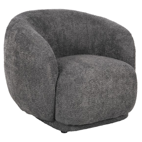 ΠΟΛΥΘΡΟΝΑ FB99600.01 ΓΚΡΙ ΜΠΟΥΚΛΕ ΥΦΑΣΜΑ  93x87x78Υ εκ.