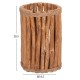 ΕΠΙΤΡΑΠΕΖΙΟ ΦΩΤΙΣΤΙΚΟ ΚΥΛΙΝΔΡΙΚΟ FB94435 ΚΛΑΔΙΑ DRIFTWOOD ΣΕ ΦΥΣΙΚΟ Φ18,5x28,5Υεκ