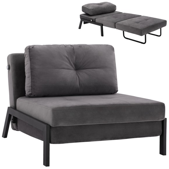 ΠΟΛΥΘΡΟΝΑ ΚΡΕΒΑΤΙ ΑΠΟ ΒΕΛΟΥΔΟ ΓΚΡΙ FB93078.11 95x92x66Υ εκ.