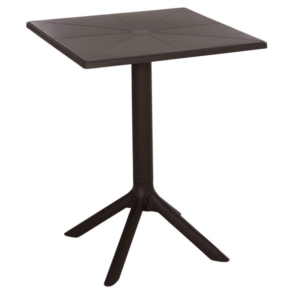 ΤΡΑΠΕΖΙ ΠΟΛΥΠΡΟΠΥΛΕΝΙΟΥ ΤΕΤΡΑΓΩΝΟ FB96125.13 ΚΑΦΕ 60x60x75Υεκ.