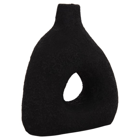 ΕΠΙΤΡΑΠΕΖΙΟ ΔΙΑΚΟΣΜΗΤΙΚΟ ΒΑΖΟ FB94667.01Μ ΤΕΡΑΚΟΤΑ ΣΕ ΜΑΥΡΟ--17x6.5x20Υεκ.