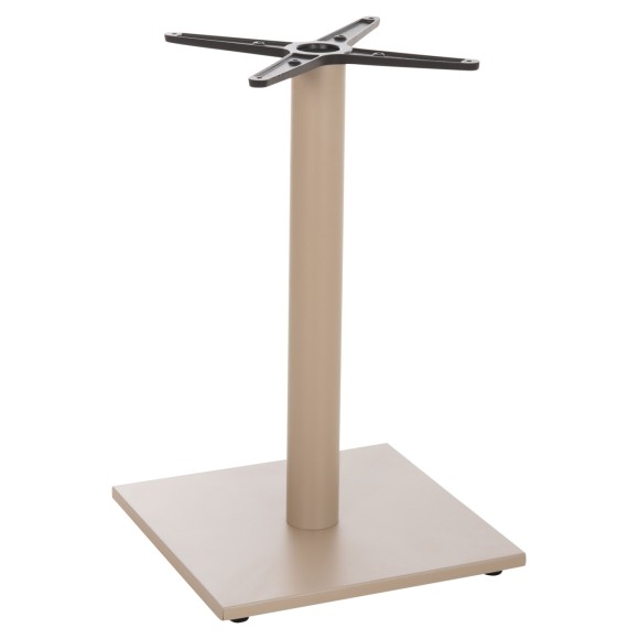 ΒΑΣΗ ΤΡΑΠΕΖΙΟΥ ΑΛΟΥΜΙΝΙΟΥ FB9475.25 ΚΑΠΟΥΤΣΙΝΟ 46x46x72Υεκ. ΣΤΑΥΡΟΣ 46Χ46εκ