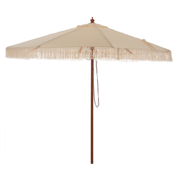 ΟΜΠΡΕΛΑ ΕΠΑΓΓΕΛΜΑΤΙΚΗ ΚΡΟΣΙ ΜΠΕΖ ΜΕ ΞΥΛΙΝΟ ΚΑΦΕ ΣΚΕΛΕΤΟ Φ3X2.50Υm FB95776.01