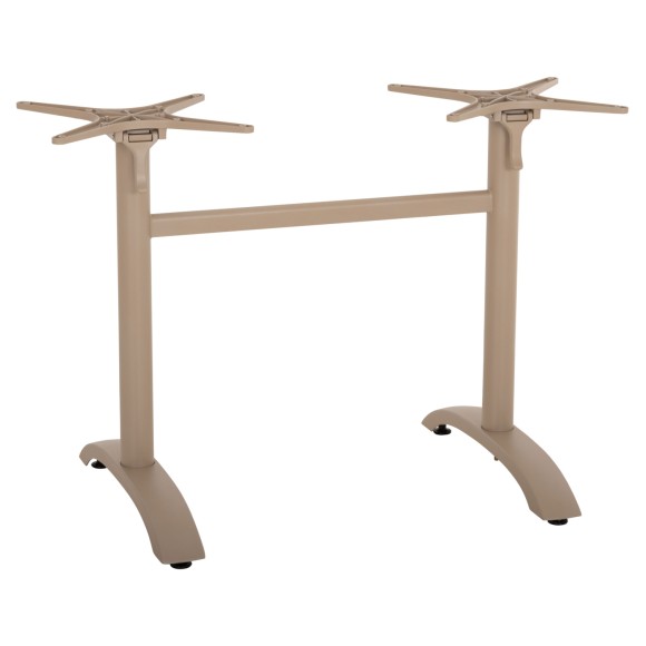 ΒΑΣΗ ΔΙΣΤΗΛΗ ΜΕ ΑΝΑΔΙΠΛΟΥΜΕΝΟΥΣ ΣΤΑΥΡΟΥΣ FB9468.25 ΚΑΠΟΥΤΣΙΝΟ ΑΛΟΥΜΙΝΙΟ 78x59,5x73Υ