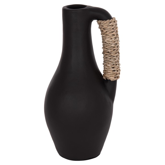 ΕΠΙΤΡΑΠΕΖΙΟ ΔΙΑΚΟΣΜΗΤΙΚΟ ΒΑΖΟ FB94687.01L ΤΕΡΑΚΟΤΑ ΣΕ ΜΑΥΡΟ--Φ18x39Υεκ.