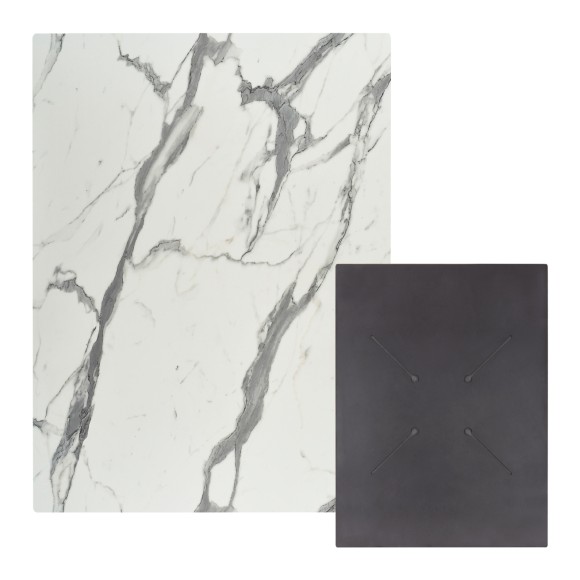 ΕΠΙΦΑΝΕΙΑ ΤΡΑΠΕΖΙΟΥ HPL ΟΡΘΟΓΩΝΙΑ FB96350.34 BLACK MARBLE 60x80εκ.