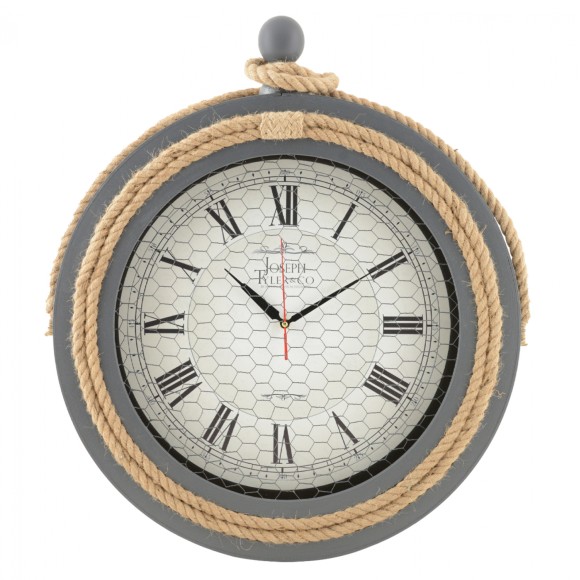 ΡΟΛΟΙ ΤΟΙΧΟΥ ΓΚΡΙ ΜΕΤΑΛΛΙΚΟ ΜΕ ΣΧΟΙΝΙ FB97452.01 Φ50 εκ.