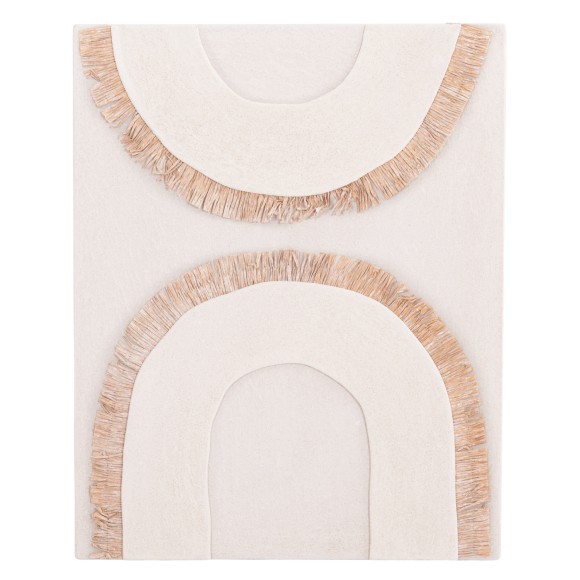 ΠΙΝΑΚΑΣ ΟΡΘΟΓΩΝΙΟΣ FB94535 MDF ΣΕ ΥΠΟΛΕΥΚΟ ΧΡΩΜΑ-ΔΙΑΚΟΣΜΗΣΗ ΜΠΕΖ 48x4,5(πάχος)x60Υεκ.