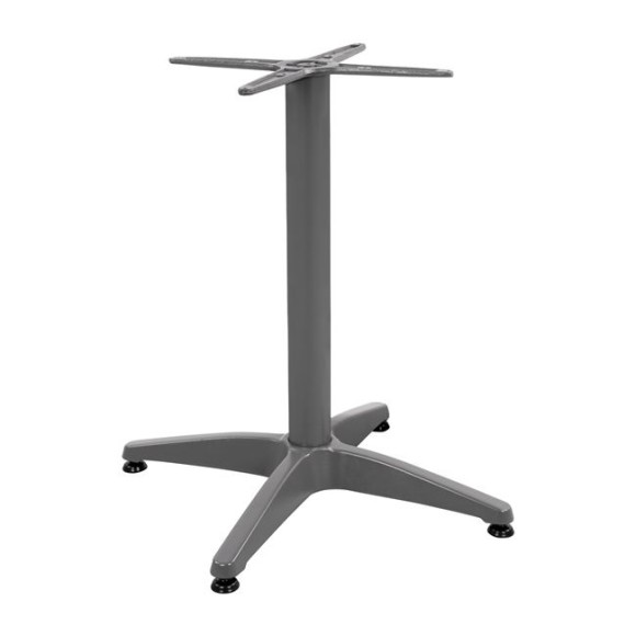 ΒΑΣΗ ΑΛΟΥΜΙΝΙΟΥ 4ΝΥΧΗ 66Χ66X69Υεκ. ΜΕ ΣΤΑΥΡΟ 45Χ45εκ. FB9448.01 ΧΡΩΜΙΟΥ