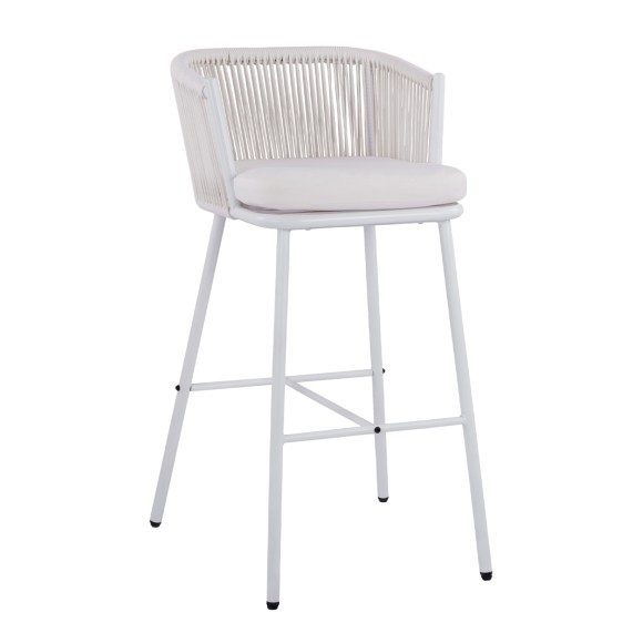 ΣΚΑΜΠΟ ΜΕ ΜΕΤΑΛΛΙΚΟ ΣΚΕΛΕΤΟ ΚΑΙ ΣΧΟΙΝΙ ΛΕΥΚΟ FB95714.03 46x54x101 εκ.