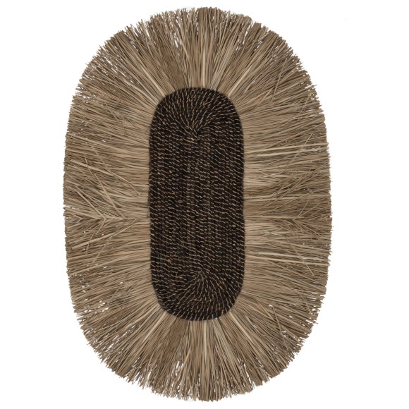 ΔΙΑΚΟΣΜΗΤΙΚΟ ΤΟΙΧΟΥ ΟΒΑΛ ΑΠΟ GRASS ΚΑΙ ΙΝΕΣ ΑΜΠΑΚΑ ΣΕ ΧΡΩΜΑ ΦΥΣΙΚΟ 60x5x90Yεκ.FB97795