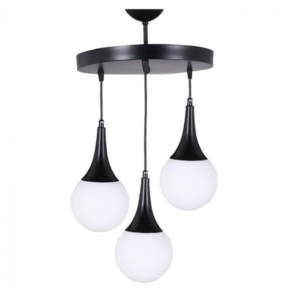 ΦΩΤΙΣΤΙΚΟ ΟΡΟΦΗΣ 3ΦΩΤΟ ΜΑΥΡΟ FB97516.01 30x75 εκ.