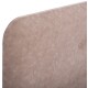 ΚΡΕΒΑΤΙ FB9648.22, ΜΠΕΖ ΥΦΑΣΜΑ τ.NUBUCK, 120x200 εκ.