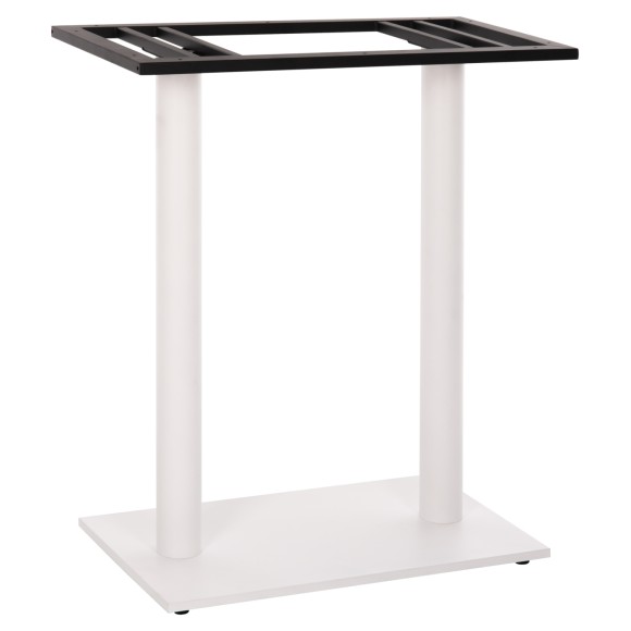 ΒΑΣΗ ΜΠΑΡ ΜΕΤΑΛΛΙΚΗ ΔΙΠΛΗ ΛΕΥΚΗ ΜΑΤ ΜΕΣΑΙΟΥ ΥΨΟΥΣ 40Χ80Χ90Υεκ. FB9478.02