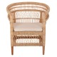 ΠΟΛΥΘΡΟΝΑ MALAWI FB99635.04 ΞΥΛΟ ΜΑΟΝΙ ΕΠΕΝΔΥΣΗ RATTAN ΛΕΥΚΟ ΜΑΞΙΛΑΡΙ ΚΑΘΙΣΜΑΤΟΣ 80x70x86Υεκ.