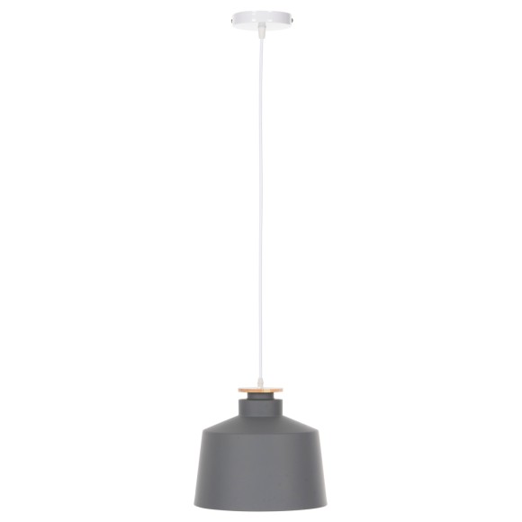 ΦΩΤΙΣΤΙΚΟ ΟΡΟΦΗΣ ΚΡΕΜΑΣΤΟ FB94158.03 ΓΚΡΙ ΚΑΠΕΛΟ ΑΛΟΥΜΙΝΙΟΥ Φ30x123,5Υεκ