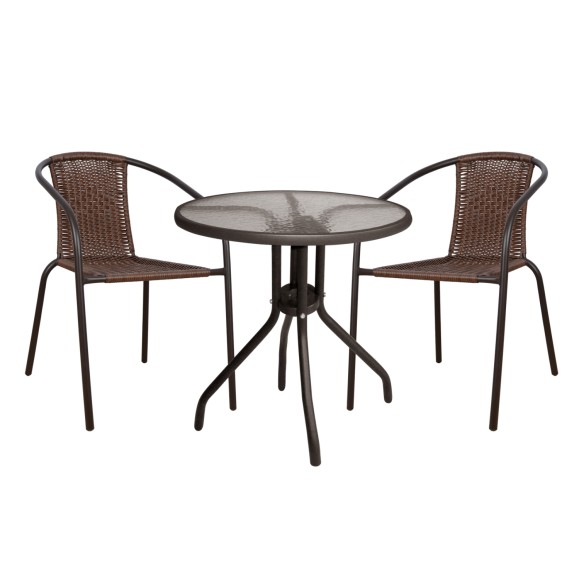 ΣΕΤ ΤΡΑΠΕΖΑΡΙΑΣ 3ΤΜΧ ΜΕ ΤΡΑΠΕΖΙ & ΚΑΡΕΚΛΕΣ CAMEL ΚΑΦΕ FB5180.02