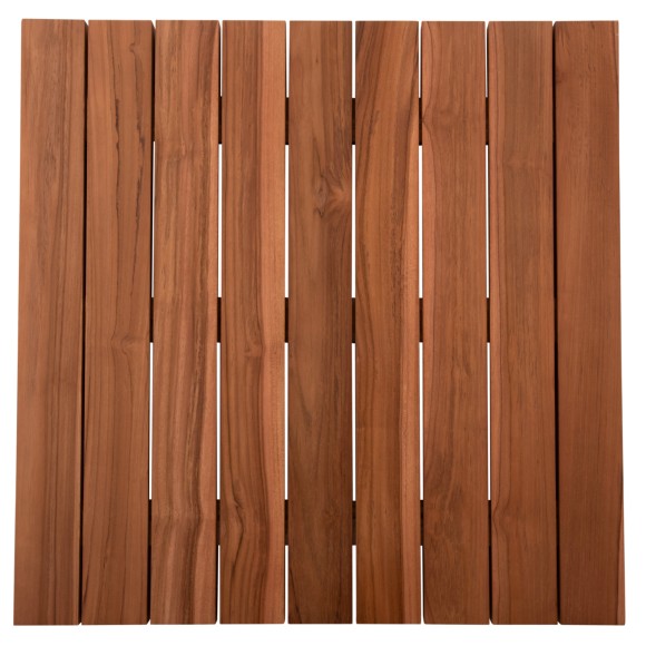 ΕΠΙΦΑΝΕΙΑ ΤΡΑΠΕΖΙΟΥ ΞΥΛΟ TEAK-ΦΥΣΙΚΟ ΤΕΤΡΑΓΩΝΗ FB96139 ΜΑΣΙΦ 80x80x4(πάχος)εκ.