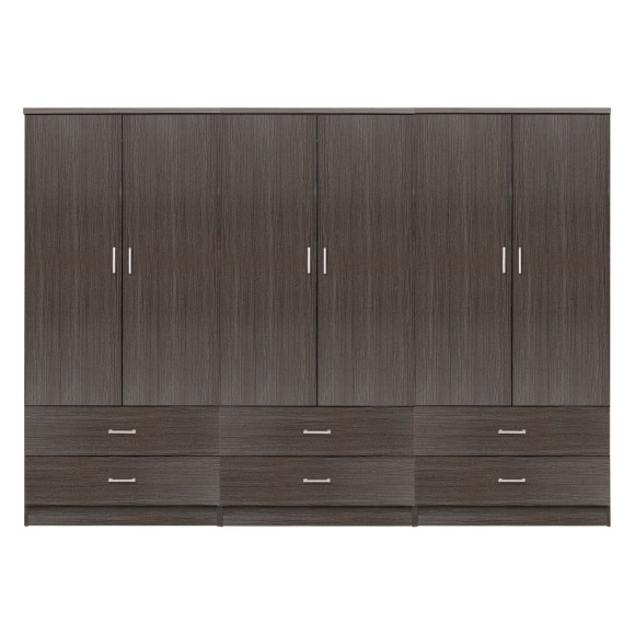 ΝΤΟΥΛΑΠΑ 6ΦΥΛΛΗ ME 6 ΣΥΡΤΑΡΙΑ FB921060.01 ΜΕΛΑΜΙΝΗ ΣΕ ZEBRANO 240x42x181Υεκ.