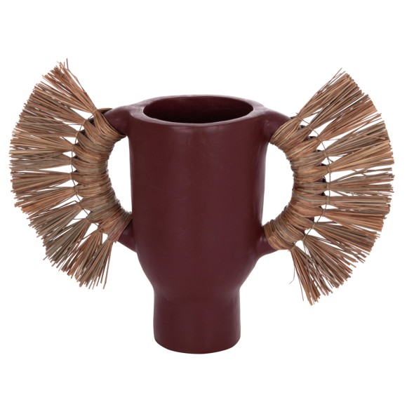 ΕΠΙΤΡΑΠΕΖΙΟ ΔΙΑΚΟΣΜΗΤΙΚΟ ΒΑΖΟ FB94668.06S ΒΥΣΣΙΝΙ ΤΕΡΑΚΟΤΑ & GRASS--55x19x34Υεκ