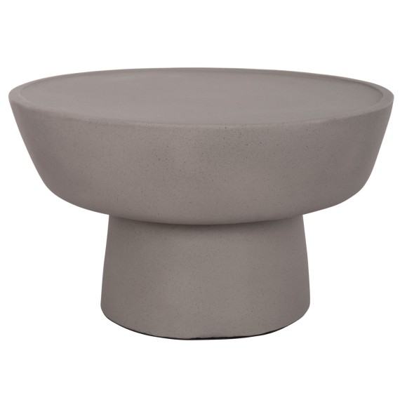 ΤΡΑΠΕΖΙ ΣΑΛΟΝΙΟΥ FB918155.03 FIBER CEMENT ΣΕ ΓΚΡΙ--Φ60x36Υεκ.