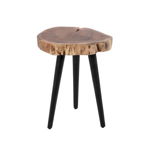 ΤΡΑΠΕΖΙ ΣΑΛΟΝΙΟΥ ΒΟΗΘΗΤΙΚΟ ΑΠΟ ΜΑΣΙΦ ΞΥΛΟ ΑΚΑΚΙΑΣ FB98364.11 Φ40x49.5Υ εκ.