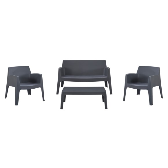 ΣΕΤ LOUNGE 4ΤΜΧ FB921275.10 ΓΚΡΙ ΠΟΛΥΠΡΟΠΥΛΕΝΙΟ